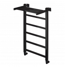 Полотенцесушитель водяной Comfysan Marte-K W-6 80/40 с полкой, черный