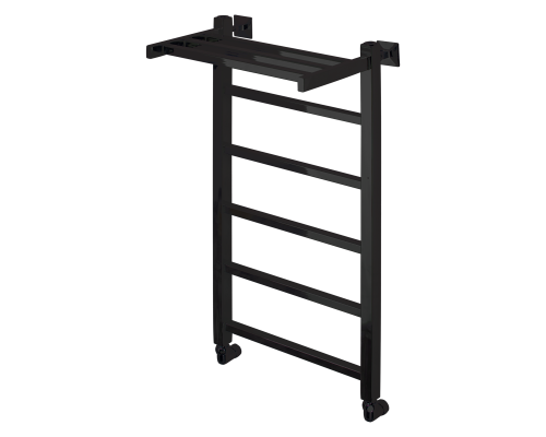 Полотенцесушитель водяной Comfysan Marte-K W-6 80/40 с полкой, черный