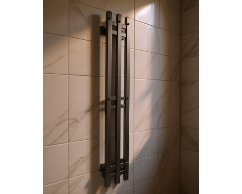 Полотенцесушитель электрический с/т Comfysan Alto-K EC-3 120/15, ТИТАНОВЫЙ ГРАФИТ RAL