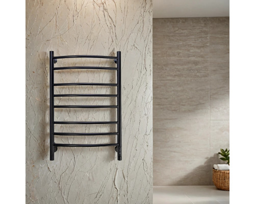 Полотенцесушитель электрический с/т Comfysan Noumi EC-8 80/50, черный