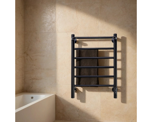 Полотенцесушитель электрический с/т Comfysan Capri EC-6 60/40 с полкой, черный