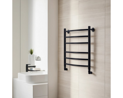 Полотенцесушитель водяной Comfysan Ноуми (Noumi) W-6 60/50, черный