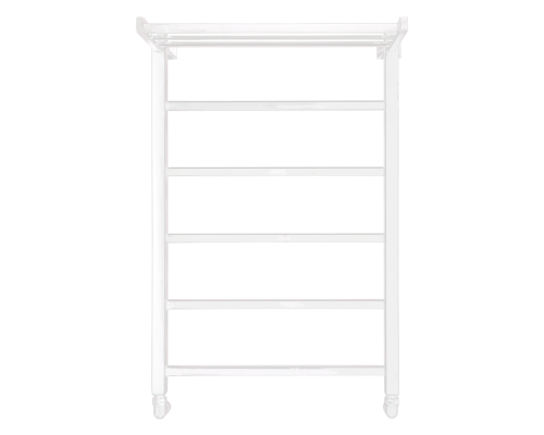 Полотенцесушитель водяной Comfysan Marte-K W-6 80/50 с полкой, белый