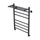 Полотенцесушитель водяной Comfysan Luce W-8 80/50 с полкой, черный