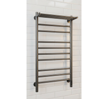 Полотенцесушитель электрический с/т Comfysan Luce EC-10 100/50 с полкой, ТИТАНОВЫЙ ГРАФИТ RAL