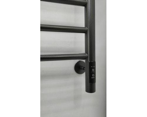 Полотенцесушитель электрический с/т Comfysan Luce EC-10 100/50 с полкой, ТИТАНОВЫЙ ГРАФИТ RAL