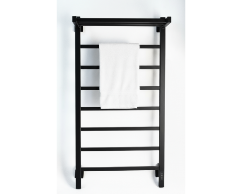 Полотенцесушитель электрический с/т Comfysan Marte-K EC-8 100/50 с полкой, черный