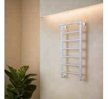 Полотенцесушитель водяной Comfysan Capri W-8 80/40 с полкой, белый