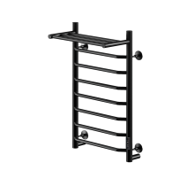 Полотенцесушитель электрический с/т Comfysan Scola EC-8 80/50 с полкой, черный