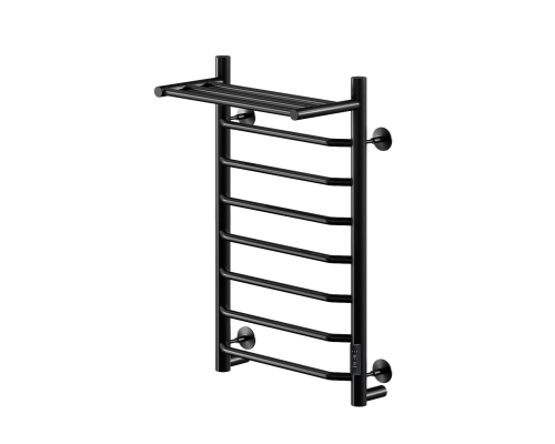 Полотенцесушитель электрический с/т Comfysan Scola EC-8 80/50 с полкой, черный