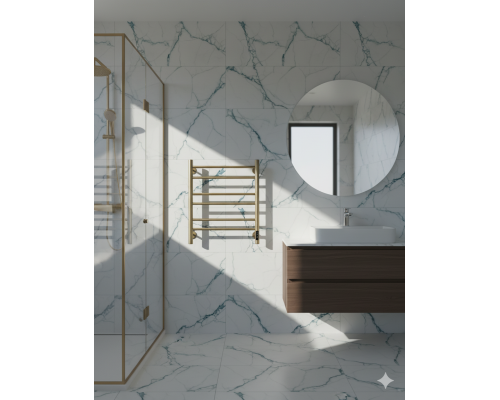 Полотенцесушитель электрический с/т Comfysan Luce EC-6 60/50, MAT GOLD RAL