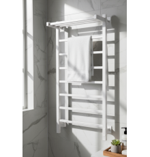 Полотенцесушитель электрический с/т Comfysan Marte-K EC-8 100/50 с полкой, белый