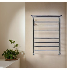 Полотенцесушитель водяной Comfysan Luce W-8 80/50 с полкой, хром