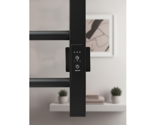 Полотенцесушитель электрический с/т Comfysan Unico-K EC-8 80/40, черный