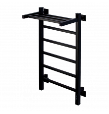 Полотенцесушитель электрический с/т Comfysan Marte-K EC-6 80/40 с полкой, черный