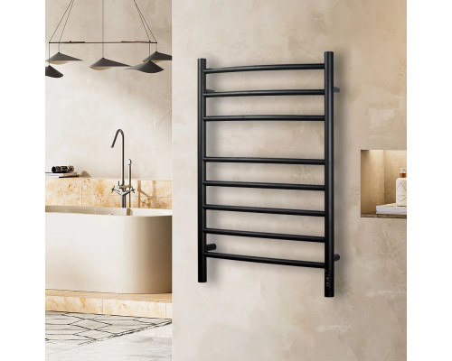 Полотенцесушитель электрический с/т Comfysan Stella EC-8 80/50, оружейная сталь, гальваника