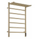 Полотенцесушитель электрический с/т Comfysan Стелла (Stella) EC-7 80/50 с полкой, золото, гальваника