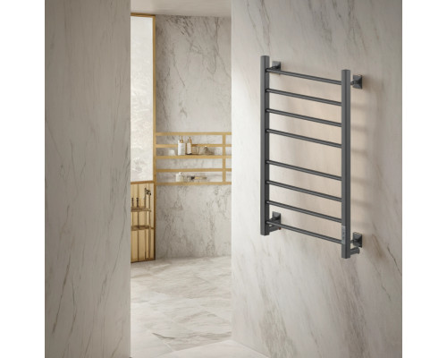 Полотенцесушитель электрический с/т Comfysan Unico-K EC-8 80/50, ТИТАНОВЫЙ ГРАФИТ RAL