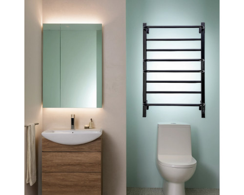 Полотенцесушитель электрический с/т Comfysan Puro-K EC-8 80/50, черный