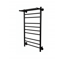 Полотенцесушитель электрический с/т Comfysan Luce EC-10 100/50 с полкой, черный