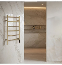 Полотенцесушитель электрический с/т Comfysan Стелла (Stella) EC-6 70/40, золото, гальваника