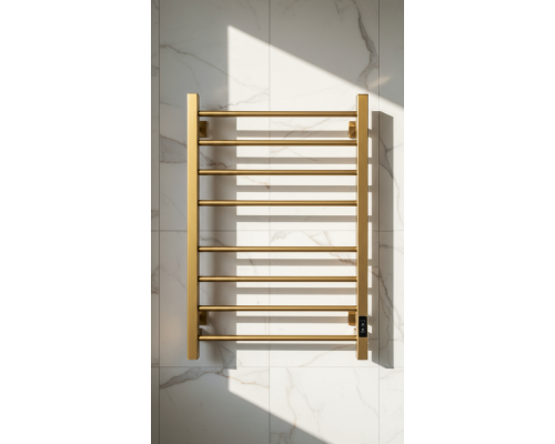 Полотенцесушитель электрический с/т Comfysan Unico-K EC-8 80/40, MAT GOLD RAL