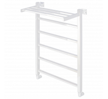 Полотенцесушитель водяной Comfysan Marte-K W-6 80/50 с полкой, белый