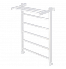Полотенцесушитель водяной Comfysan Marte-K W-6 80/50 с полкой, белый