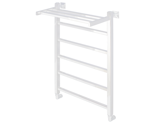 Полотенцесушитель водяной Comfysan Marte-K W-6 80/50 с полкой, белый