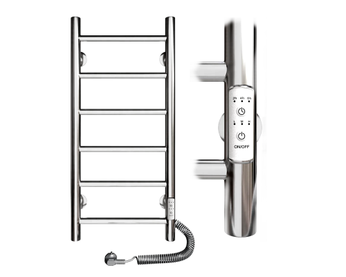 Полотенцесушитель электрический с/т Comfysan Аврора EC-8 80/30, хром