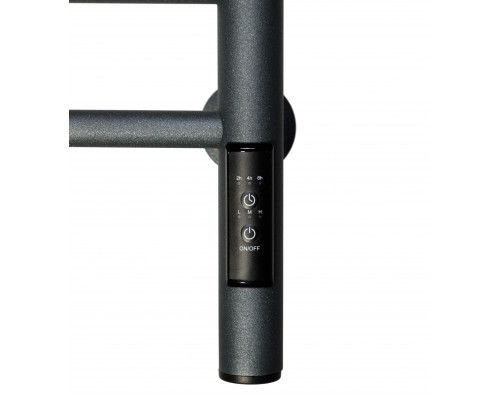 Полотенцесушитель электрический с/т Comfysan Vita EC-8 80/50, оружейная сталь