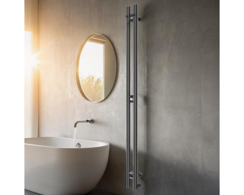 Полотенцесушитель электрический с/т Comfysan Alto EC-2 120/10, черный правый тэн