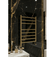 Полотенцесушитель электрический с/т Comfysan Мэджик-К (Magico-K) EC-8 80/50, золото, гальваника