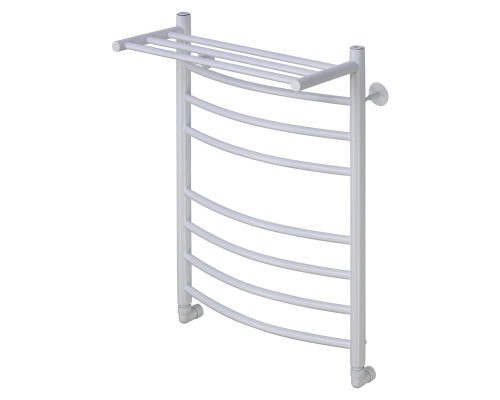 Полотенцесушитель водяной Comfysan Noumi W-8 80/50 с полкой, белый