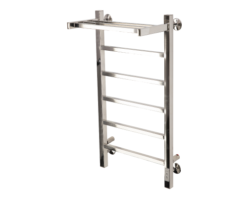 Полотенцесушитель электрический с/т Comfysan Marte-K EC-6 80/40 с полкой, хром