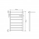 Полотенцесушитель водяной Comfysan Noumi W-8 80/50 с полкой, белый