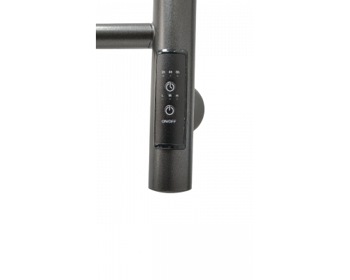 Полотенцесушитель электрический с/т Comfysan Luce EC-10 100/50 с полкой, ТИТАНОВЫЙ ГРАФИТ RAL