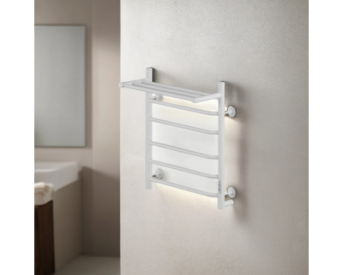 Полотенцесушитель электрический с/т Comfysan Scola EC-6 60/50 с полкой, белый