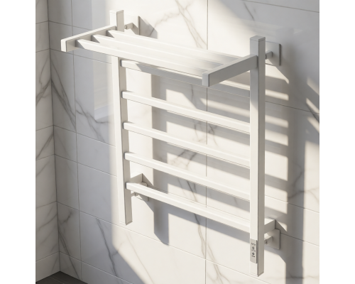 Полотенцесушитель электрический с/т Comfysan Marte-K EC-6 60/50 с полкой, белый