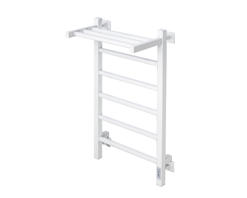 Полотенцесушитель электрический с/т Comfysan Marte-K EC-6 80/40 с полкой, белый