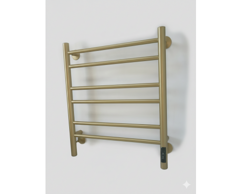 Полотенцесушитель электрический с/т Comfysan Luce EC-6 60/50, MAT GOLD RAL