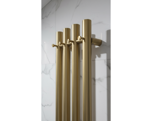 Полотенцесушитель электрический с/т Comfysan Alto EC-4 120/18, золото, гальваника