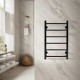 Полотенцесушитель электрический с/т Comfysan Аврора EC-6 70/40, черный