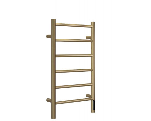 Полотенцесушитель электрический с/т Comfysan Стелла (Stella) EC-6 70/40, золото, гальваника