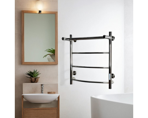 Полотенцесушитель электрический с/т Comfysan Classic EC-4 60/50 с полкой, хром