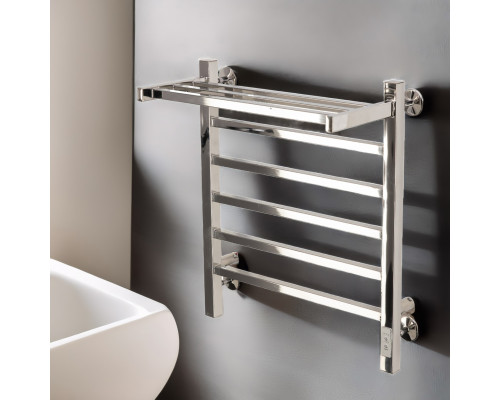 Полотенцесушитель электрический с/т Comfysan Marte-K EC-6 60/50 с полкой, хром