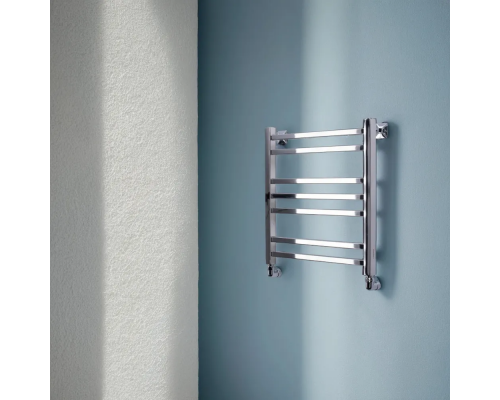 полотенцесушитель водяной comfysan pioli-k w-6 60/50, хром матовый нижнее подключение 500мм.