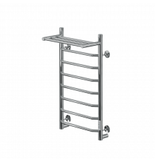Полотенцесушитель электрический с/т Comfysan Scola EC-8 80/50 с полкой, хром
