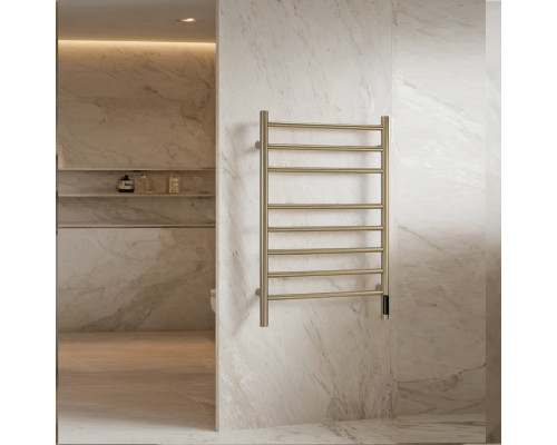 Полотенцесушитель электрический с/т Comfysan Stella EC-8 80/50, золото, гальваника