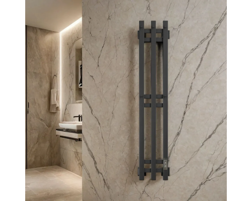 Полотенцесушитель электрический с/т Comfysan Alto-K EC-3 120/15, черный